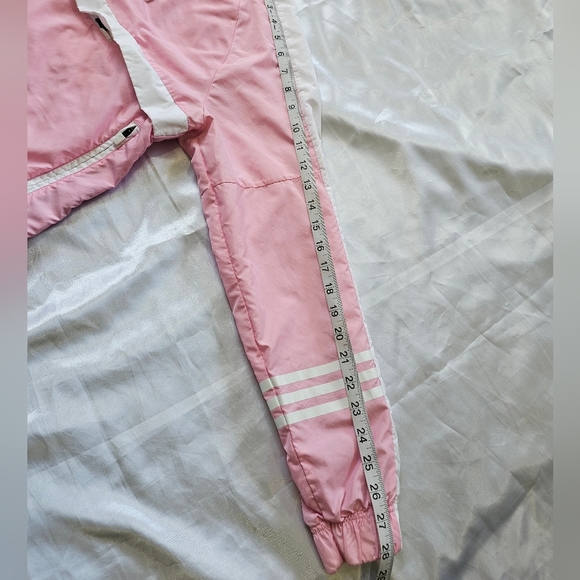 Adidas Pink & White Cropped Jacket🩷 - Picture 5 of 9